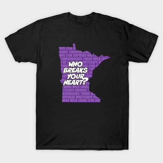 Minnesota Sports Fan Lament T-Shirt by erikburnham